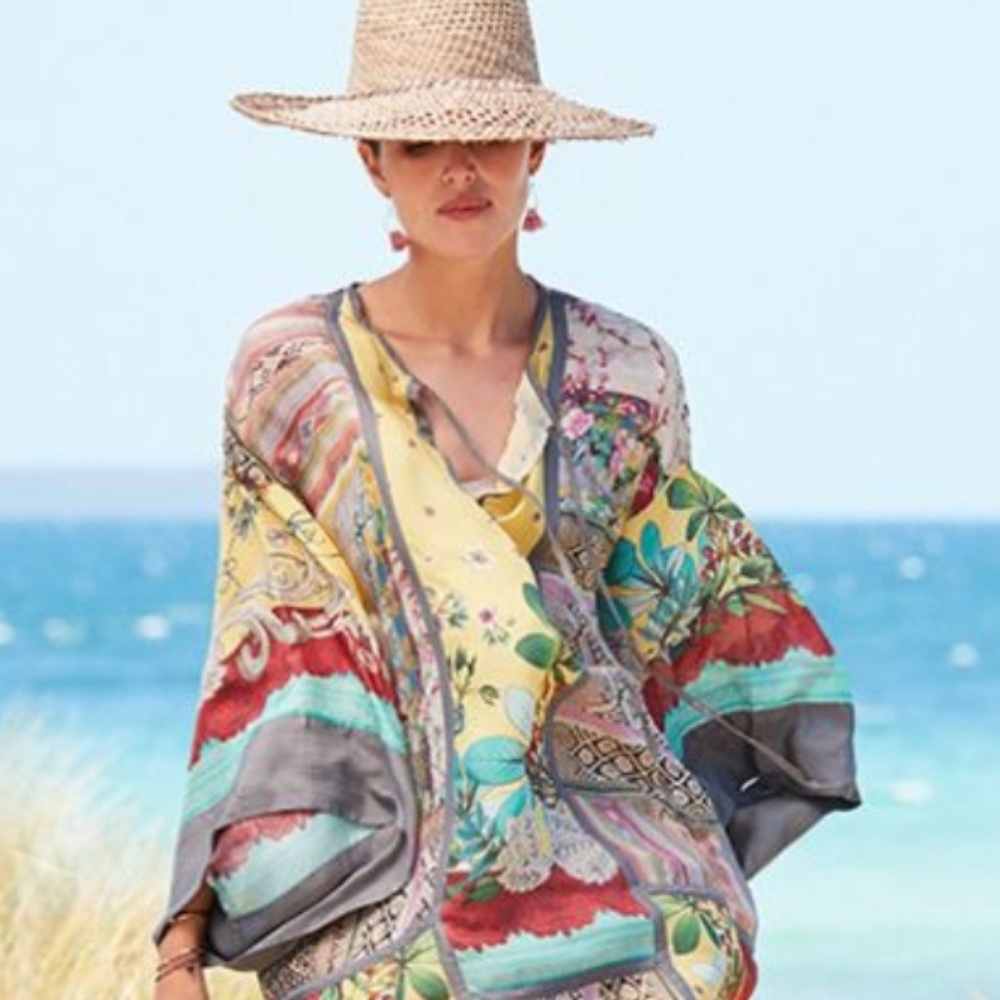 Johnny was BOTANICAL STAN KIMONO DRESS - Picture 8 of 8